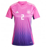 Camisa de time de futebol Alemanha Antonio Rudiger #2 Replicas 2º Equipamento Feminina Europeu 2024 Manga Curta